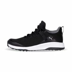 Puma Men's Fusion EVO Golf Shoes -Shoes Sales Shop Black Quiet Shade 1 71023.1659103711