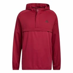 ADIDAS Anorak 1/2 Zip Pullover -Shoes Sales Shop adidas anorak 1 2 zip pullover legacy burgundy 03 57636.1676580155