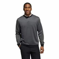 ADIDAS Go-To Crewneck Pullover 27 ADIDAS Go-To Crewneck Pullover -Shoes Sales Shop adidas go to crewneck pullover black grey six 01 73291.1676597076