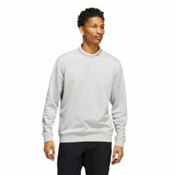 ADIDAS Go-To Crewneck Pullover 21 ADIDAS Go-To Crewneck Pullover -Shoes Sales Shop adidas go to crewneck pullover grey two white 01 10160.1676584718