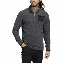 ADIDAS Pocket 1/4 Zip -Shoes Sales Shop adidas pocket 1 4 zip black 01 40099.1659042846