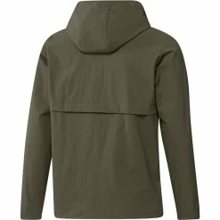 ADIDAS Ripstop 1/4 Zip Pullover Hoodie -Shoes Sales Shop adidas ripstop 1 4 zip pullover hoodie olive strata 02 38418.1677077880