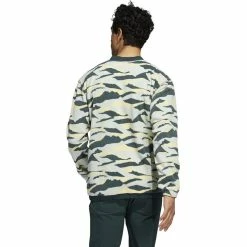 ADIDAS Texture Print Crewneck 16 ADIDAS Texture Print Crewneck -Shoes Sales Shop adidas texture print crewneck linen green almost yellow 02 98352.1673902566