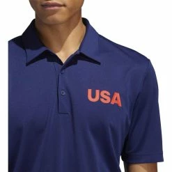 ADIDAS Ultimate365 USA Golf Solid Polo -Shoes Sales Shop adidas ultimate 365 usa golf solid polo dark blue 03 02822.1659043263
