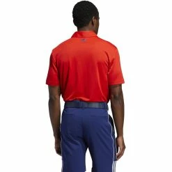 ADIDAS Ultimate365 USA Golf Solid Polo -Shoes Sales Shop adidas ultimate 365 usa golf solid polo red 02 42811.1659043263