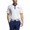 ADIDAS USA Olympics Friday Polo 2 ADIDAS USA Olympics Friday Polo -Shoes Sales Shop adidas usa olympics friday polo white grey two dark blue 01 95215.1659042797