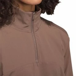 ADIDAS Women's 1/4 Zip Jacket -Shoes Sales Shop adidas womens 1 4 zip jacket earth strata 03 59202.1676585541