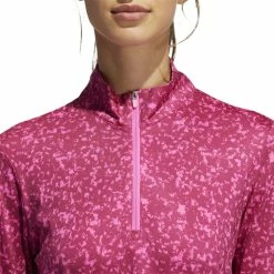 ADIDAS Women's AEROREADY UV50 Printed Long Sleeve -Shoes Sales Shop adidas womens aeroready uv50 printed long sleeve screaming pink wild pink 03 29323.1633102934