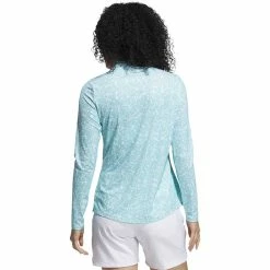 ADIDAS Women's AEROREADY UV50 Printed Long Sleeve -Shoes Sales Shop adidas womens aeroready uv50 printed long sleeve white acid mint 02 92060.1633102934