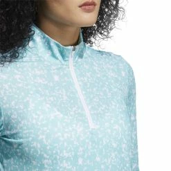 ADIDAS Women's AEROREADY UV50 Printed Long Sleeve -Shoes Sales Shop adidas womens aeroready uv50 printed long sleeve white acid mint 04 66088.1633102935