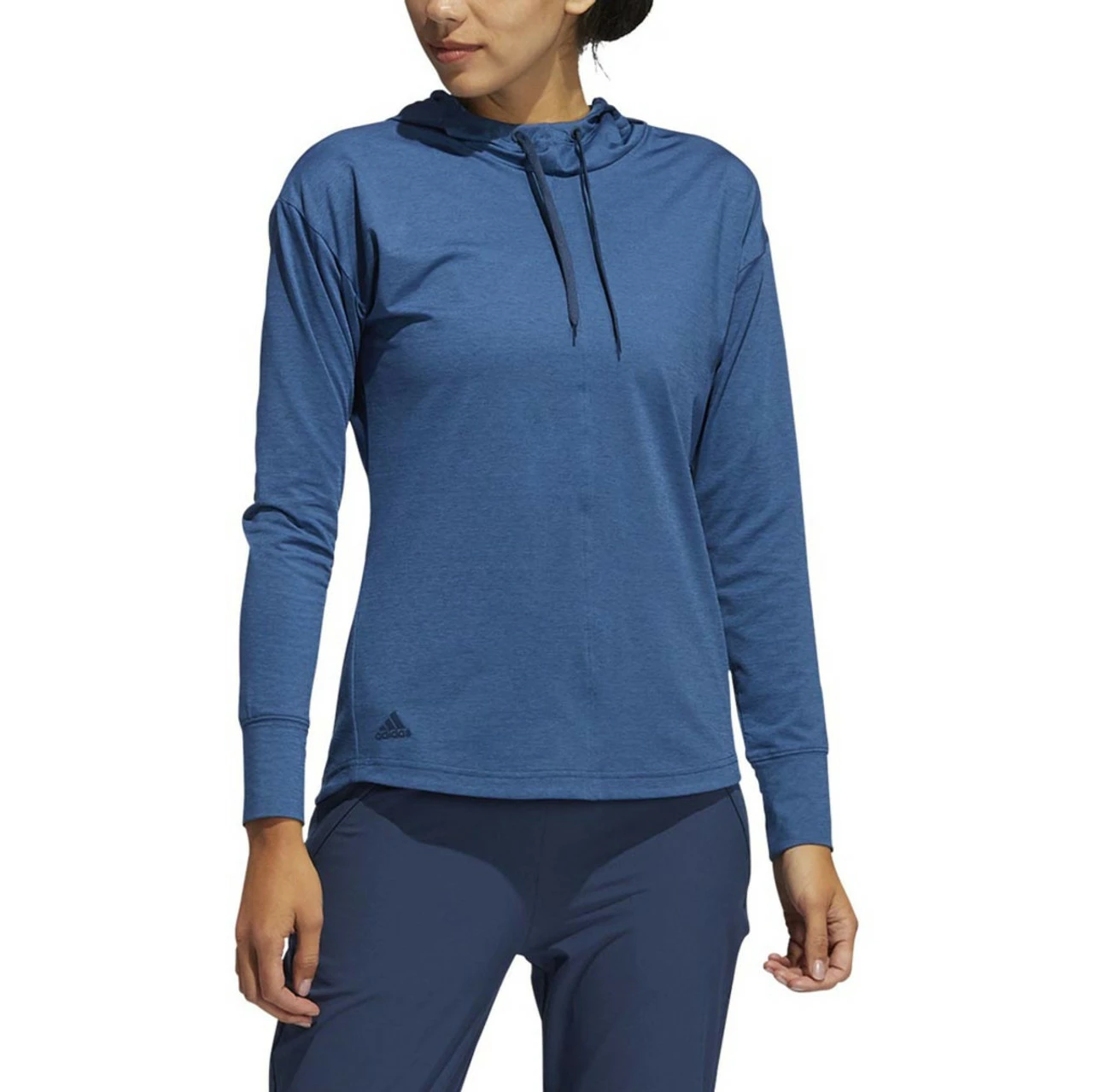 ADIDAS Women's Essentials Heathered Hoodie 3 ADIDAS Women's Essentials Heathered Hoodie