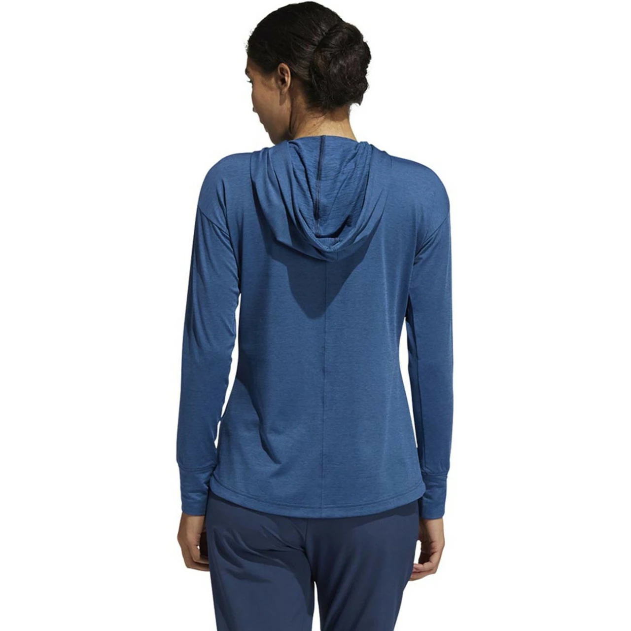 ADIDAS Women's Essentials Heathered Hoodie 4 ADIDAS Women's Essentials Heathered Hoodie - Image 2