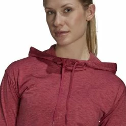 ADIDAS Women's Essentials Heathered Hoodie 21 ADIDAS Women's Essentials Heathered Hoodie -Shoes Sales Shop adidas womens essentials heathered hoodie wild pink 04 79861.1633103434