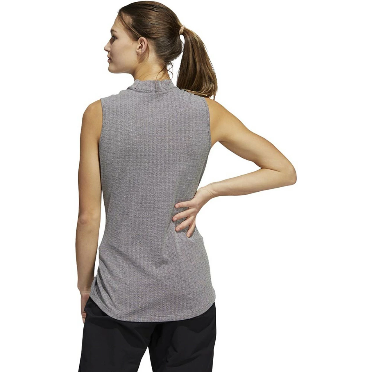 ADIDAS Women's Essentials Sleeveless Polo 4 ADIDAS Women's Essentials Sleeveless Polo - Image 2