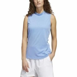 ADIDAS Women's Essentials Sleeveless Polo 10 ADIDAS Women's Essentials Sleeveless Polo -Shoes Sales Shop adidas womens essentials sleeveless polo blue rush white 01 34986.1647971595