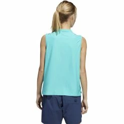 ADIDAS Women's Go-To Sleeveless Polo 9 ADIDAS Women's Go-To Sleeveless Polo -Shoes Sales Shop adidas womens go to sleeveless polo semi mint rush 02 73340.1647972106