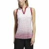 ADIDAS Women's Gradient Sleeveless Polo 1 ADIDAS Women's Gradient Sleeveless Polo -Shoes Sales Shop adidas womens gradient sleeveless polo legacy burgundy 01 97983.1647972220