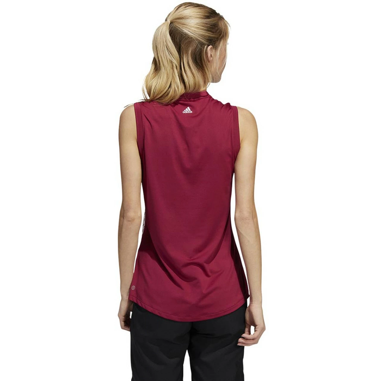 ADIDAS Women's Gradient Sleeveless Polo 4 ADIDAS Women's Gradient Sleeveless Polo - Image 2
