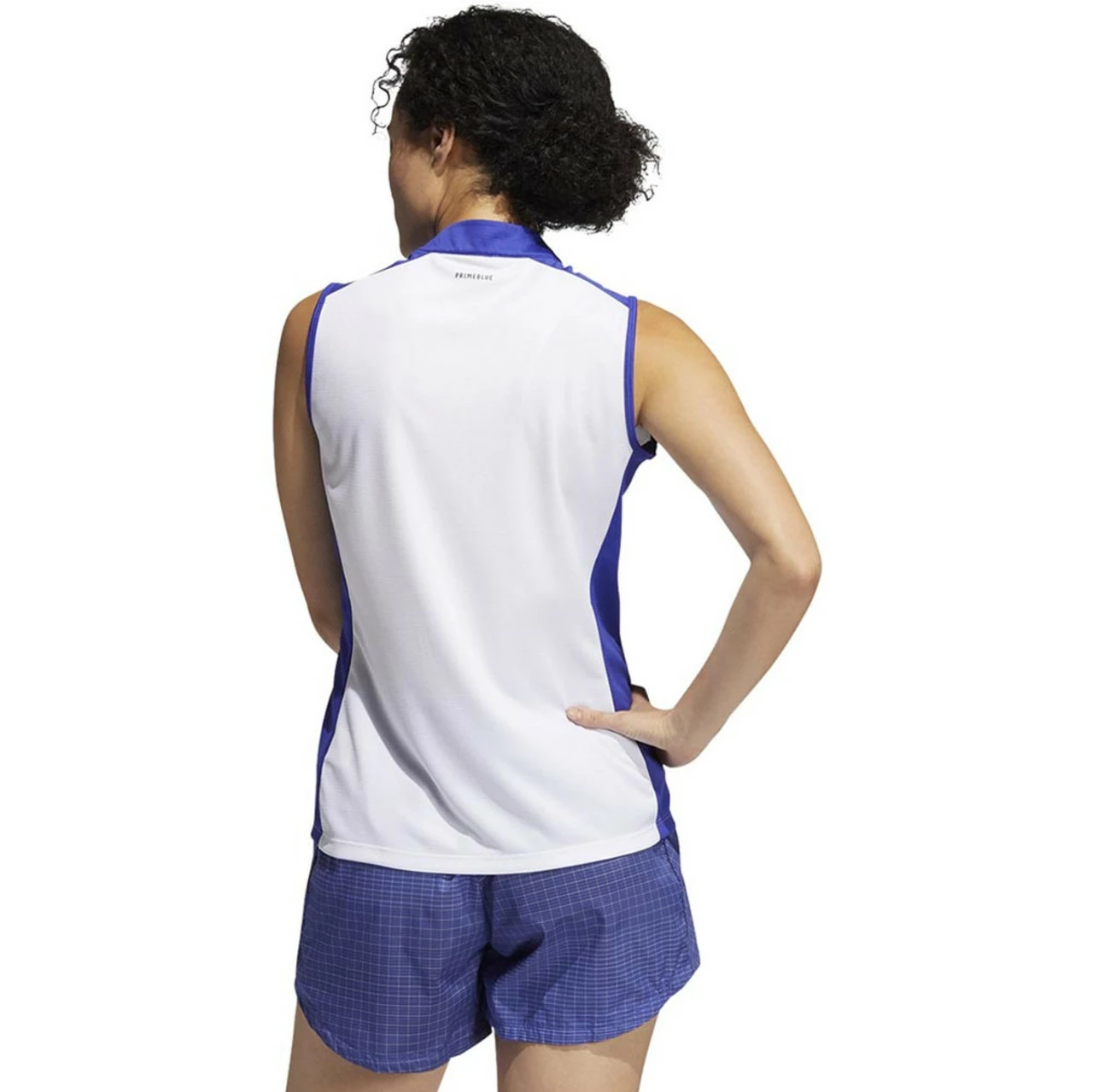 ADIDAS Women's Primeblue Colorblock Racerback Polo 4 ADIDAS Women's Primeblue Colorblock Racerback Polo - Image 2