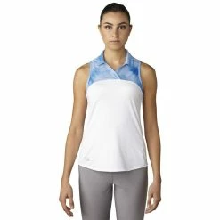 ADIDAS Women's Printed Sport Mesh Sleeveless Polo 11 ADIDAS Women's Printed Sport Mesh Sleeveless Polo -Shoes Sales Shop adidas womens printed sport mesh sleeveless polo white 01 25515.1633461092
