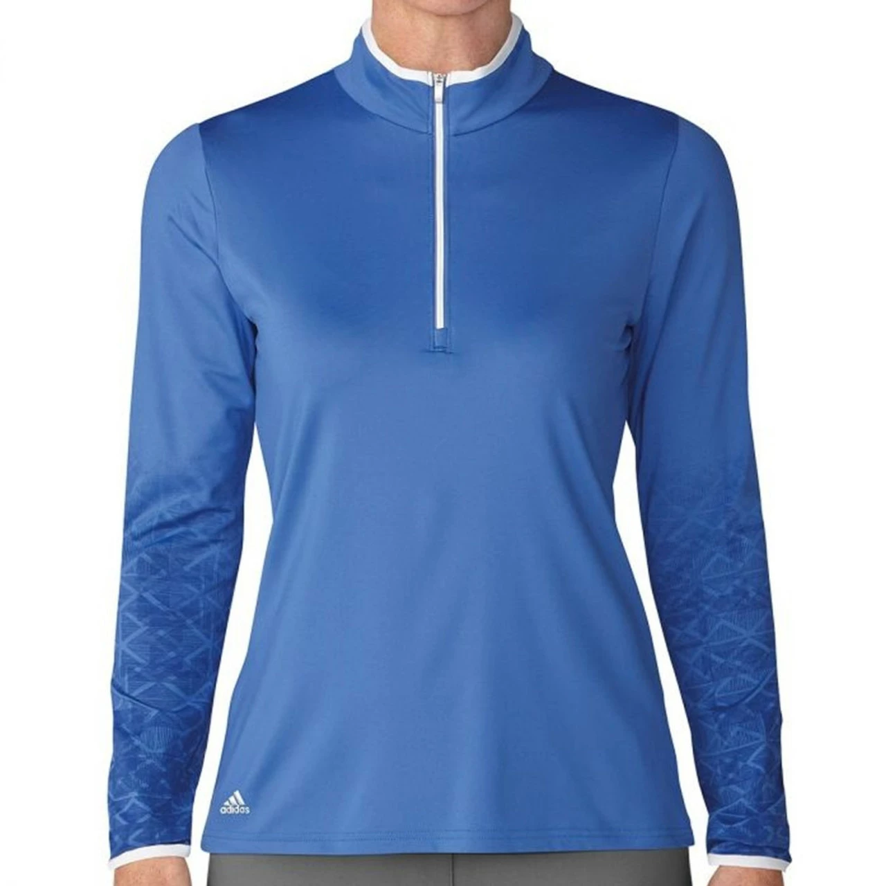 ADIDAS Women's Printed UPF 1/2 Zip Pullover 3 ADIDAS Women's Printed UPF 1/2 Zip Pullover