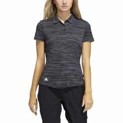 ADIDAS Women's Space-Dyed Polo 21 ADIDAS Women's Space-Dyed Polo -Shoes Sales Shop adidas womens space dyed polo black white 01 43491.1647973321