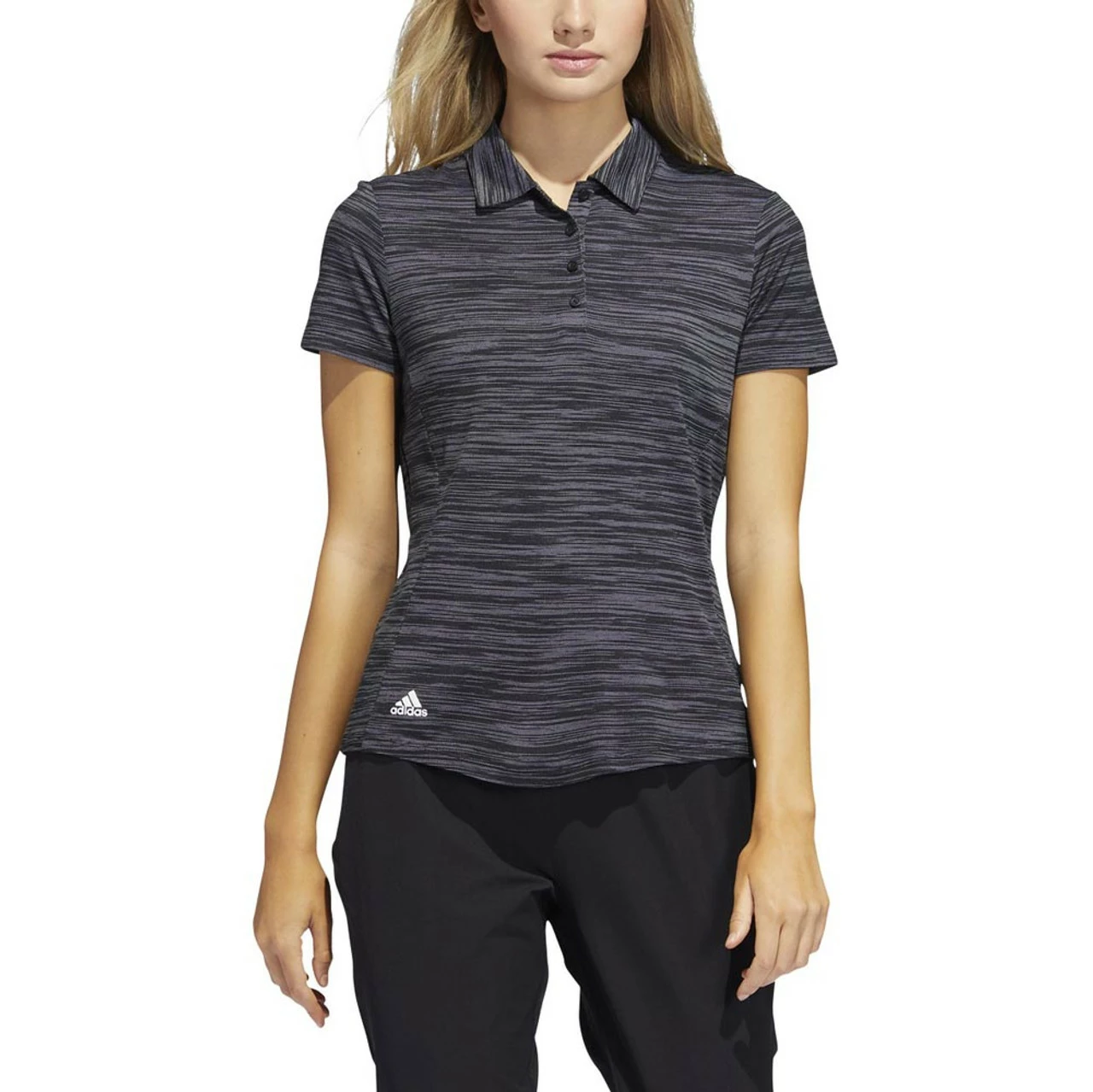 ADIDAS Women's Space-Dyed Polo 7 ADIDAS Women's Space-Dyed Polo - Image 5