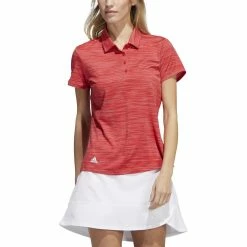 ADIDAS Women's Space-Dyed Polo 27 ADIDAS Women's Space-Dyed Polo -Shoes Sales Shop adidas womens space dyed polo collegiate red white 01 79407.1647973321