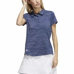 ADIDAS Women's Space-Dyed Polo 19 ADIDAS Women's Space-Dyed Polo -Shoes Sales Shop adidas womens space dyed polo crew navy white 01 02613.1647973321
