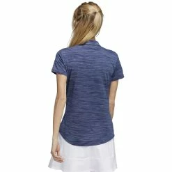 ADIDAS Women's Space-Dyed Polo 20 ADIDAS Women's Space-Dyed Polo -Shoes Sales Shop adidas womens space dyed polo crew navy white 02 26943.1647973321
