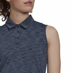 ADIDAS Women's Spacedye Sleeveless Polo 12 ADIDAS Women's Spacedye Sleeveless Polo -Shoes Sales Shop adidas womens spacedye sleeveless polo crew navy white 03 68517.1631905890
