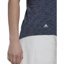 ADIDAS Women's Spacedye Sleeveless Polo 13 ADIDAS Women's Spacedye Sleeveless Polo -Shoes Sales Shop adidas womens spacedye sleeveless polo crew navy white 04 27308.1631905890