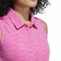 ADIDAS Women's Spacedye Sleeveless Polo 16 ADIDAS Women's Spacedye Sleeveless Polo -Shoes Sales Shop adidas womens spacedye sleeveless polo screaming pink wild pink 04 72776.1631905890