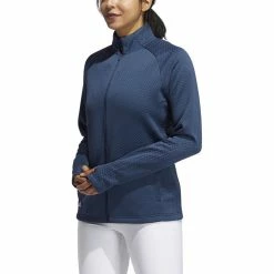 ADIDAS Women's Textured Layer Jacket 30 ADIDAS Women's Textured Layer Jacket -Shoes Sales Shop adidas womens textured layer jacket crew navy 01 14227.1633102077