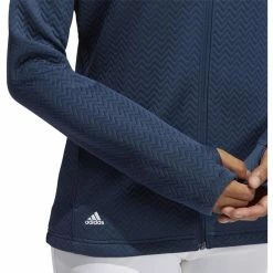 ADIDAS Women's Textured Layer Jacket 32 ADIDAS Women's Textured Layer Jacket -Shoes Sales Shop adidas womens textured layer jacket crew navy 03 34816.1633102078