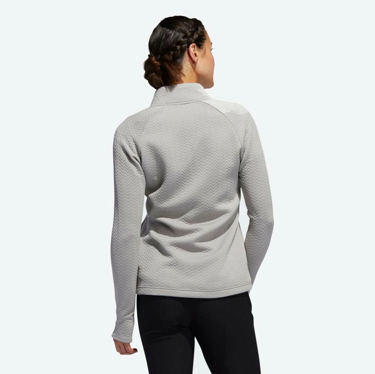 ADIDAS Women's Textured Layer Jacket 4 ADIDAS Women's Textured Layer Jacket - Image 2