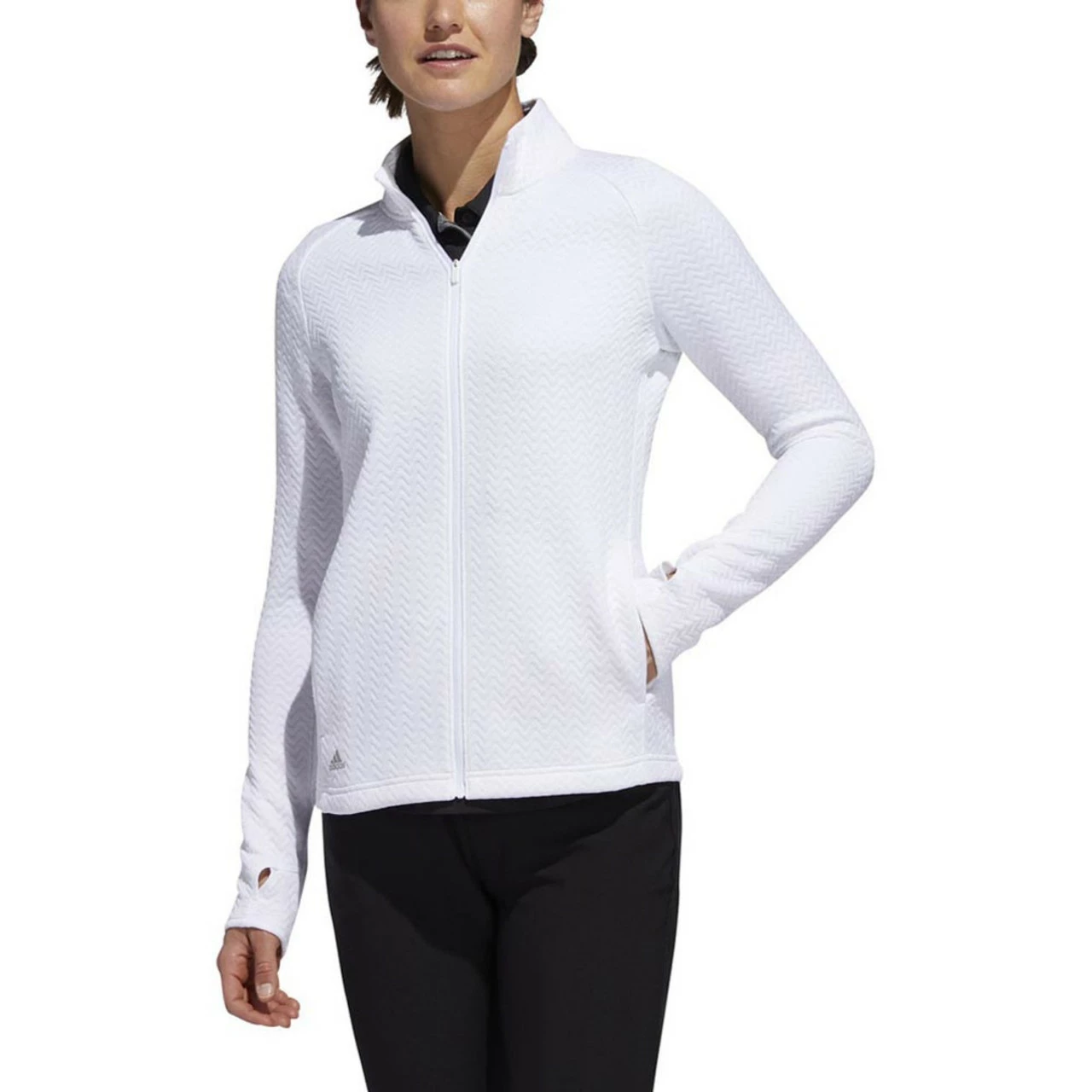 ADIDAS Women's Textured Layer Jacket 7 ADIDAS Women's Textured Layer Jacket - Image 5