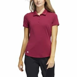 ADIDAS Women's Ultimate 365 Solid Polo -Shoes Sales Shop adidas womens ultimate 365 solid polo legacy burgundy 01 01225.1678999876