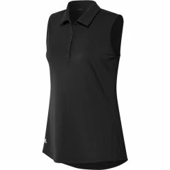 ADIDAS Women's Ultimate 365 Solid Sleeveless Polo -Shoes Sales Shop adidas womens ultimate 365 solid sleeveless polo black 01 17897.1662670227