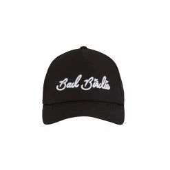 Bad Birdie Script Hat -Shoes Sales Shop bad birdie script hat black 01 98392.1647440698