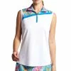 Bermuda Sands Women's Adele Sublimated Sleeveless Polo 1 Bermuda Sands Women's Adele Sublimated Sleeveless Polo -Shoes Sales Shop bermuda sands womens adele sublimated sleeveless polo white 01 16182.1659117778