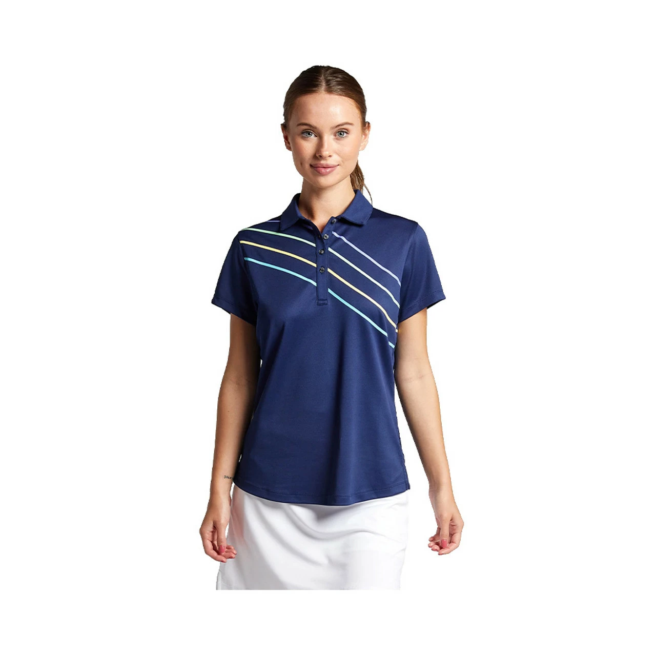 Bermuda Sands Women's Tatum Screen Print Polo 3 Bermuda Sands Women's Tatum Screen Print Polo