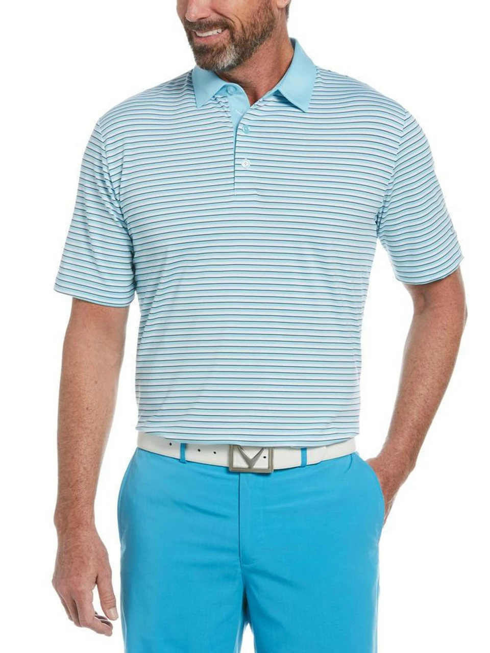 Callaway 3-Color Stripe Polo 29 Callaway 3-Color Stripe Polo - Image 27