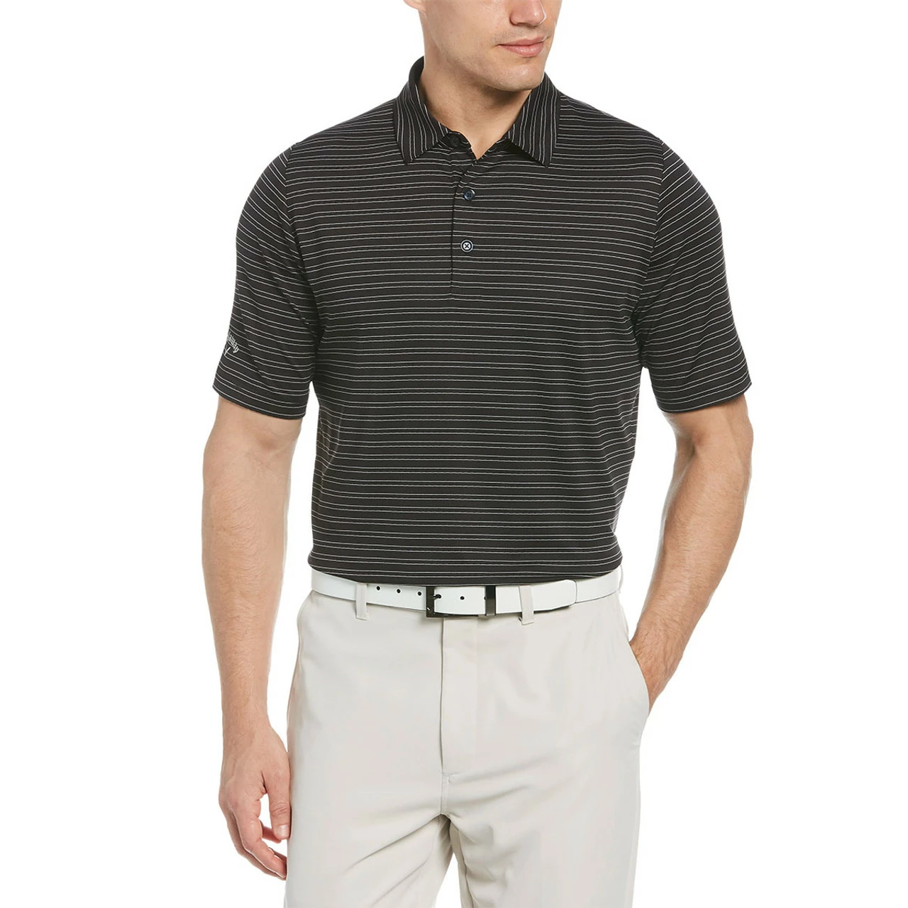 Callaway Fine Line Ventilated Stripe Polo 11 Callaway Fine Line Ventilated Stripe Polo - Image 9