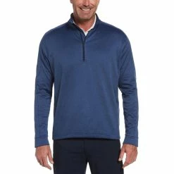 Callaway Midweight Waffle Knit Fleece 1/4 Zip 20 Callaway Midweight Waffle Knit Fleece 1/4 Zip -Shoes Sales Shop callaway midweight waffle knit fleece 1 4 zip dark moody blue heather 01 29115.1659042872