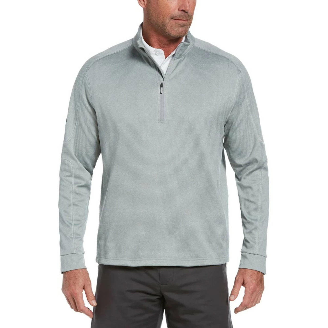 Callaway Midweight Waffle Knit Fleece 1/4 Zip 3 Callaway Midweight Waffle Knit Fleece 1/4 Zip