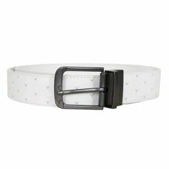 Callaway Signature Chev Logo Printed Belt -Shoes Sales Shop callaway signature chev logo printed belt bright white 01 58684.1678396888