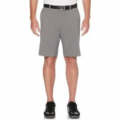 Callaway Stretch Solid Shorts With Active Waistband -Shoes Sales Shop callaway stretch solid short with active waistband quiet shade 01 00655.1667574553