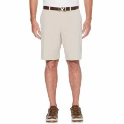 Callaway Stretch Solid Shorts With Active Waistband -Shoes Sales Shop callaway stretch solid short with active waistband silver lining 01 49883.1667574553