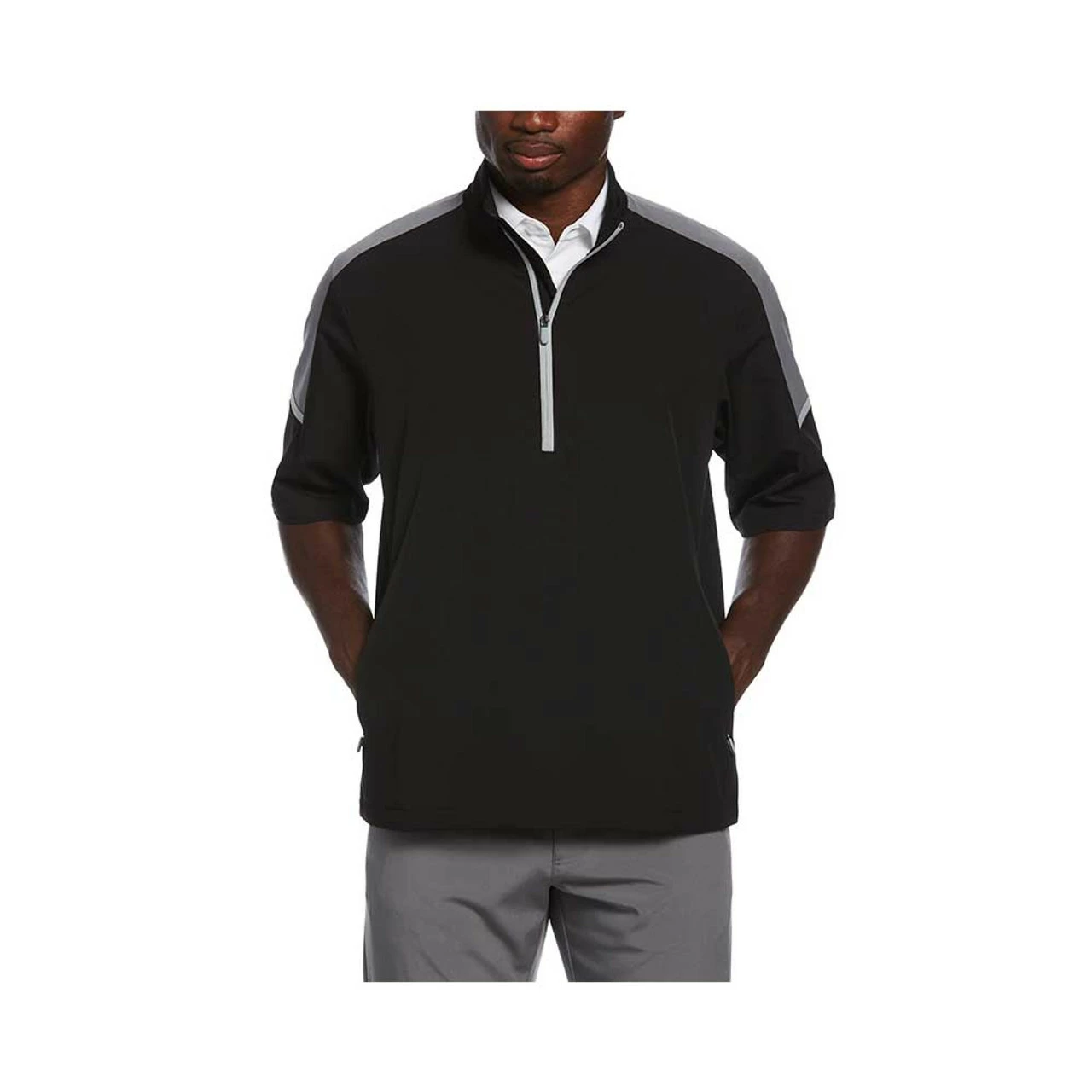 Callaway Swing Tech Blocked 1/4 Zip Windbreaker 3 Callaway Swing Tech Blocked 1/4 Zip Windbreaker